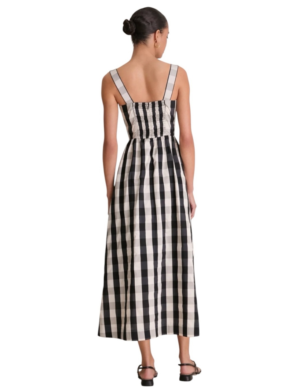 NEW Tuckernuck Esme Dress. Midnight Check. S. NWT - Picture 4 of 9